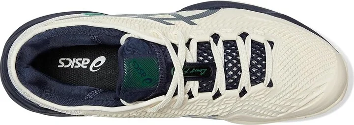ASICS Court FF 3 Men's Shoes Cream/Jasper Green : 14 D - Medium, Synthetic - Image 2