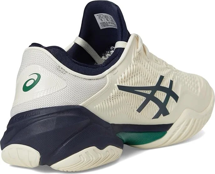 ASICS Court FF 3 Men's Shoes Cream/Jasper Green : 14 D - Medium, Synthetic - Image 4