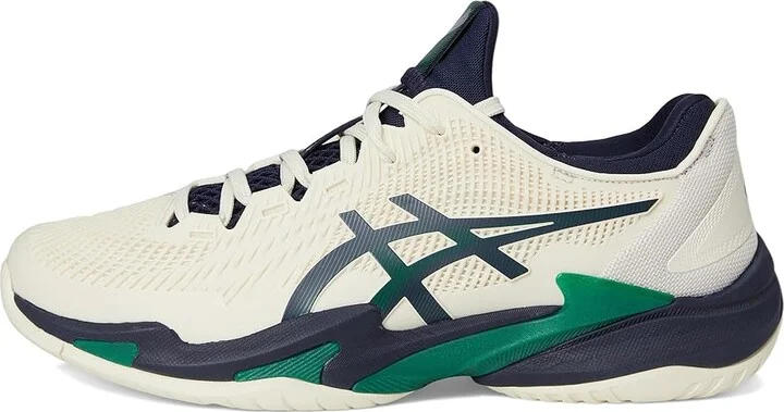 ASICS Court FF 3 Men's Shoes Cream/Jasper Green : 14 D - Medium, Synthetic - Image 6