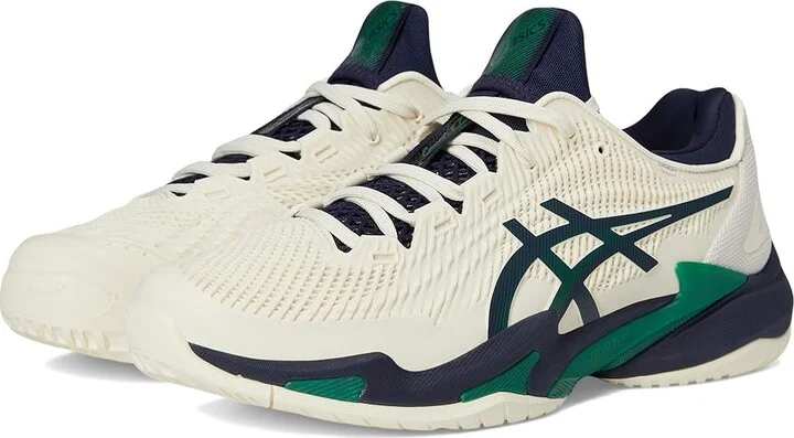 ASICS Court FF 3 Men's Shoes Cream/Jasper Green : 14 D - Medium, Synthetic