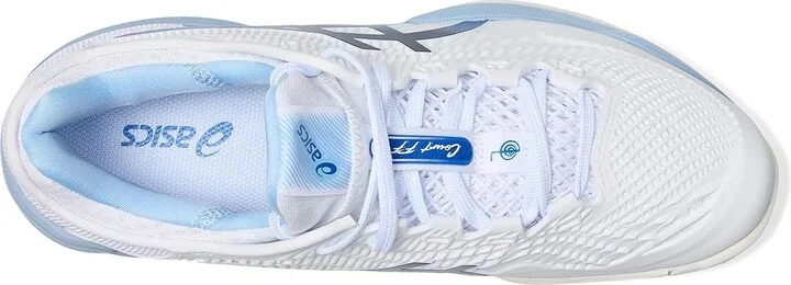 ASICS Court Ff 3 Novak Men's Shoes White/Tuna Blue : 7.5 D - Medium, Synthetic - Image 2