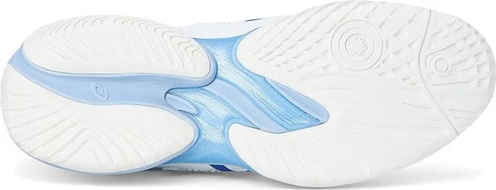 ASICS Court Ff 3 Novak Men's Shoes White/Tuna Blue : 7.5 D - Medium, Synthetic - Image 3