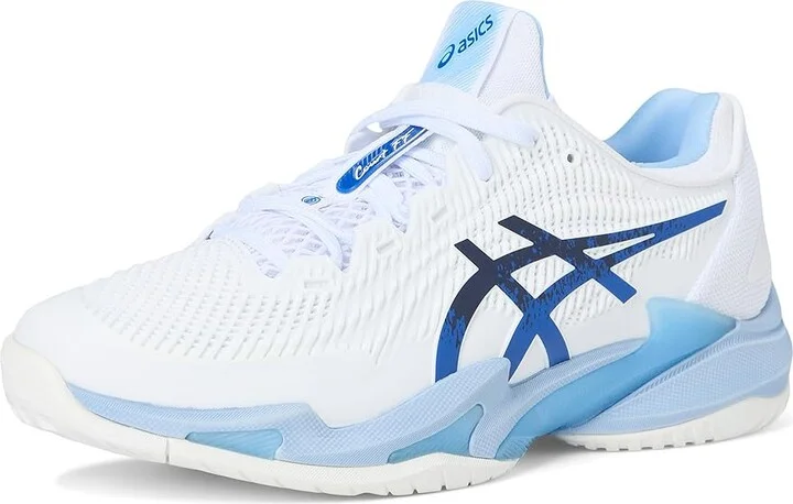 ASICS Court Ff 3 Novak Men's Shoes White/Tuna Blue : 7.5 D - Medium, Synthetic - Image 5