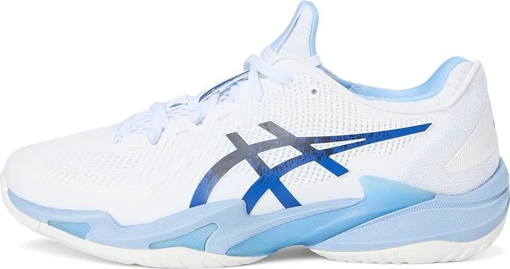 ASICS Court Ff 3 Novak Men's Shoes White/Tuna Blue : 7.5 D - Medium, Synthetic - Image 6