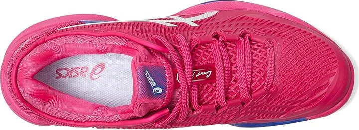 ASICS Court FF 3 Women's Shoes Bright Rose/White : 8 B - Medium, Synthetic/Textile - Image 2