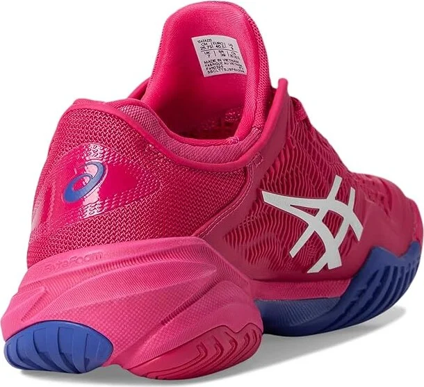 ASICS Court FF 3 Women's Shoes Bright Rose/White : 8 B - Medium, Synthetic/Textile - Image 4