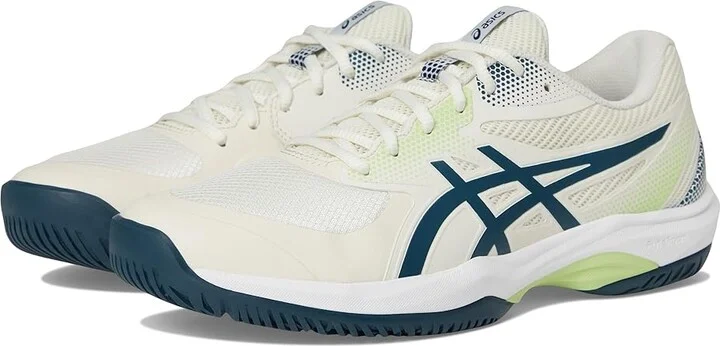 ASICS Game FF Pickleball Men's Shoes Cream/Tranquil Teal : 9 D - Medium, Synthetic
