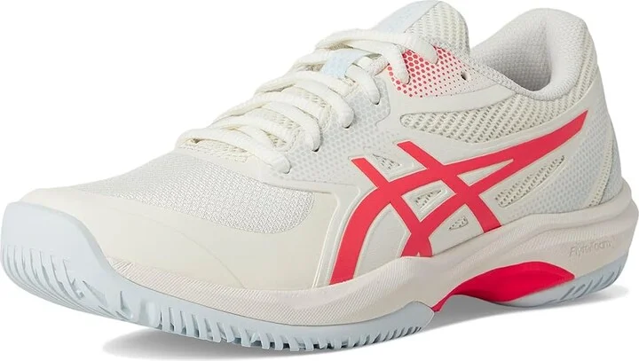ASICS Game FF Pickleball Women's Tennis Shoes Cream/Flash Red : 7 B - Medium, Leather/Textile - Image 5