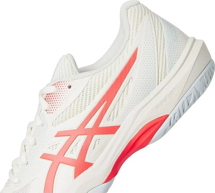 ASICS Game FF Pickleball Women's Tennis Shoes Cream/Flash Red : 7 B - Medium, Leather/Textile - Image 7