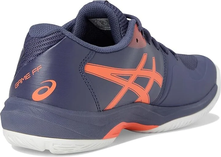 ASICS Game FF Tennis Shoes Men's Shoes Indigo Fog/Nova Orange : 12 D - Medium, Synthetic - Image 4