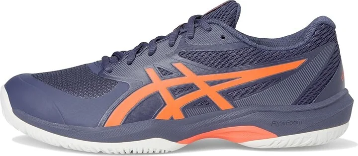ASICS Game FF Tennis Shoes Men's Shoes Indigo Fog/Nova Orange : 12 D - Medium, Synthetic - Image 6