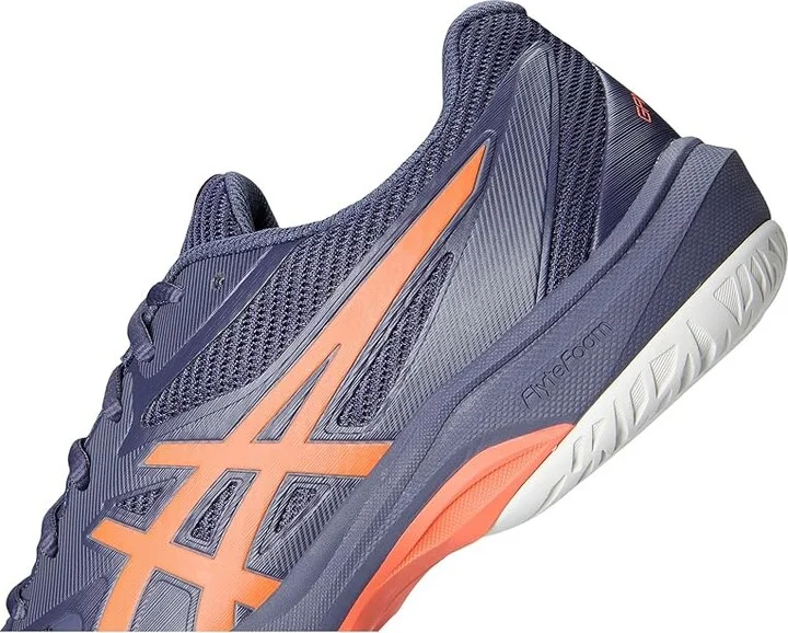ASICS Game FF Tennis Shoes Men's Shoes Indigo Fog/Nova Orange : 12 D - Medium, Synthetic - Image 7