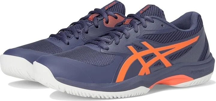 ASICS Game FF Tennis Shoes Men's Shoes Indigo Fog/Nova Orange : 12 D - Medium, Synthetic