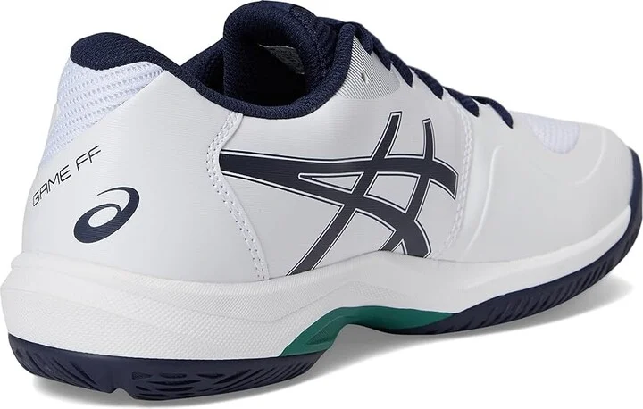 ASICS Game FF Tennis Shoes Men's Shoes White/Midnight : 8.5 D - Medium, Synthetic - Image 4