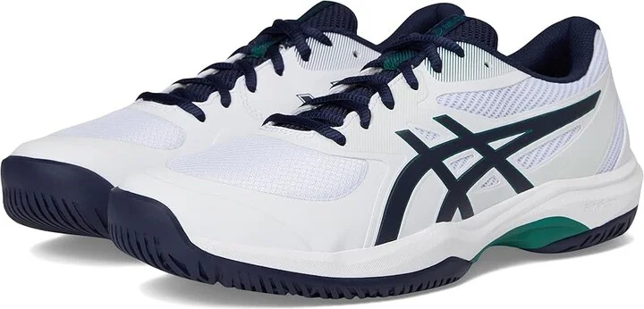 ASICS Game FF Tennis Shoes Men's Shoes White/Midnight : 8.5 D - Medium, Synthetic
