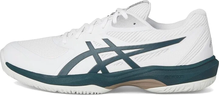 ASICS Game FF Tennis Shoes Men's Shoes White/Saxon Green : 12.5 D - Medium, Synthetic - Image 6