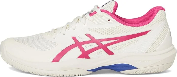 ASICS Game FF Tennis Shoes Women's Tennis Shoes Cream/Bright Rose : 10 B - Medium, Textile - Image 6