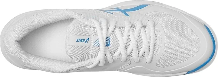 ASICS Game FF Tennis Shoes Women's Tennis Shoes White/Blue Coast : 10 B - Medium, Textile - Image 2