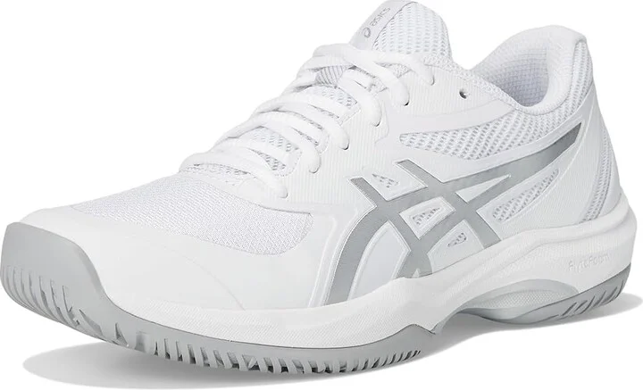 ASICS Game FF Tennis Shoes Women's Tennis Shoes White/Pure Silver : 11.5 B - Medium, Textile - Image 5