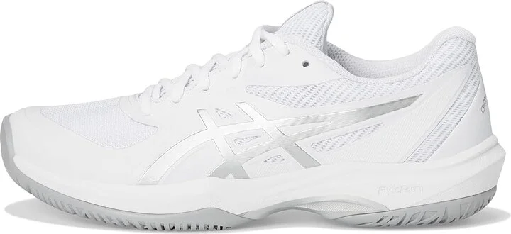 ASICS Game FF Tennis Shoes Women's Tennis Shoes White/Pure Silver : 11.5 B - Medium, Textile - Image 6