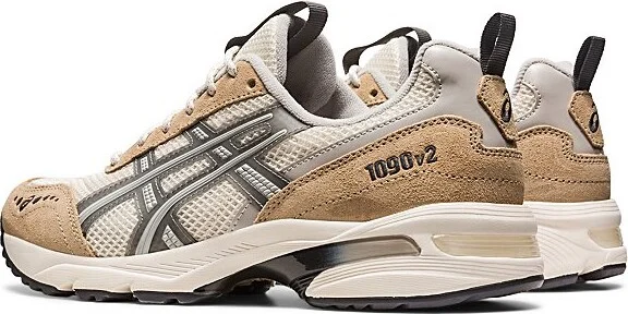 ASICS GEL-1090V2 Sportstyle Sneakers in Cream/Clay Grey at Urban Outfitters - Image 3