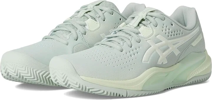 ASICS Gel-Challenger 15 Clay Women's Shoes Lichen Rock/Whisper Green : 6 B - Medium, Synthetic
