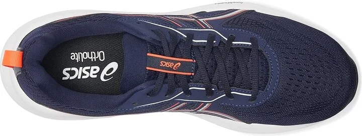 ASICS Gel-Contend 9 Men's Shoes Midnight/Flash Red : 8.5 4E - Extra Wide, Synthetic/Textile - Image 2