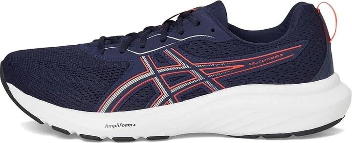 ASICS Gel-Contend 9 Men's Shoes Midnight/Flash Red : 8.5 4E - Extra Wide, Synthetic/Textile - Image 6