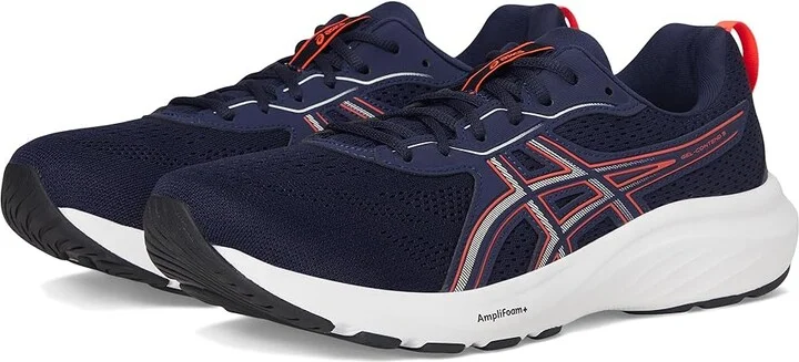 ASICS Gel-Contend 9 Men's Shoes Midnight/Flash Red : 8.5 4E - Extra Wide, Synthetic/Textile