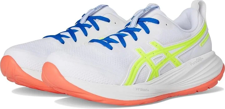 ASICS Gel-cumulus 27 Atc Women's Shoes White/Safety Yellow : 6.5 B - Medium, Synthetic