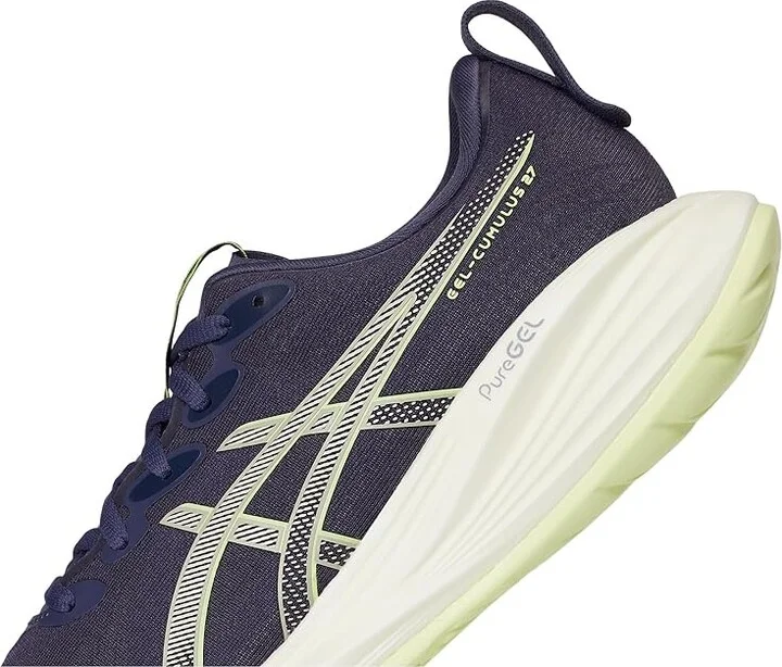 ASICS GEL-Cumulus 27 Men's Running Shoes Indigo Fog/Lucid Yellow : 12 D - Medium, Synthetic - Image 7