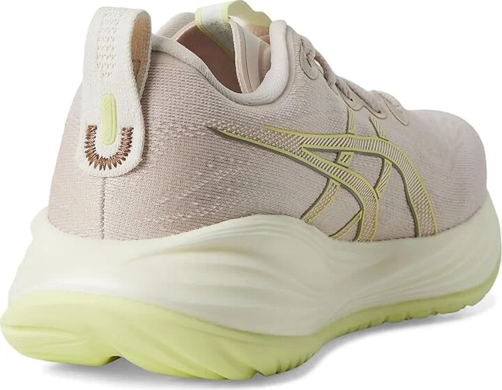 ASICS GEL-Cumulus 27 Women's Running Shoes Mineral Beige/Huddle Yellow : 6 B - Medium, Synthetic - Image 4