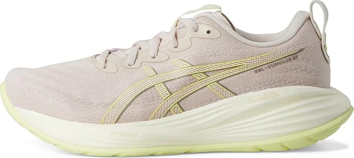 ASICS GEL-Cumulus 27 Women's Running Shoes Mineral Beige/Huddle Yellow : 6 B - Medium, Synthetic - Image 6