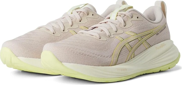 ASICS GEL-Cumulus 27 Women's Running Shoes Mineral Beige/Huddle Yellow : 6 B - Medium, Synthetic
