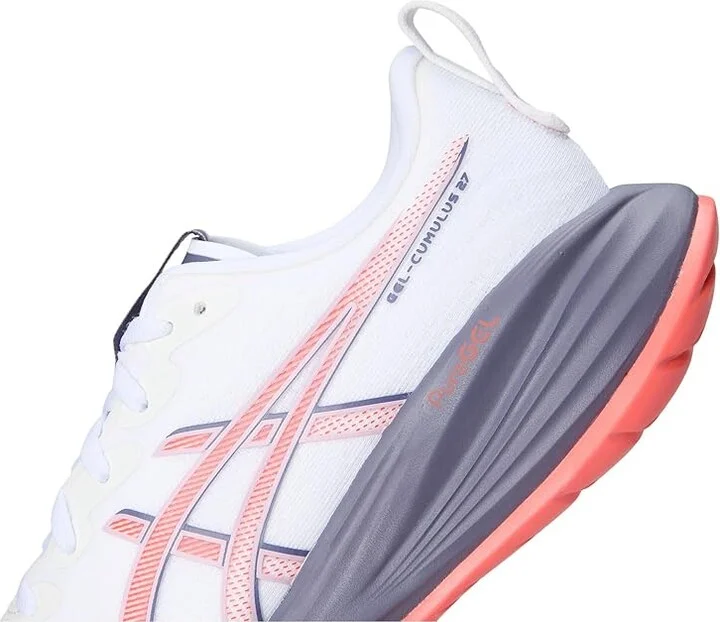 ASICS GEL-Cumulus 27 Women's Running Shoes White/Greyish Purple : 5.5 B - Medium, Synthetic - Image 7