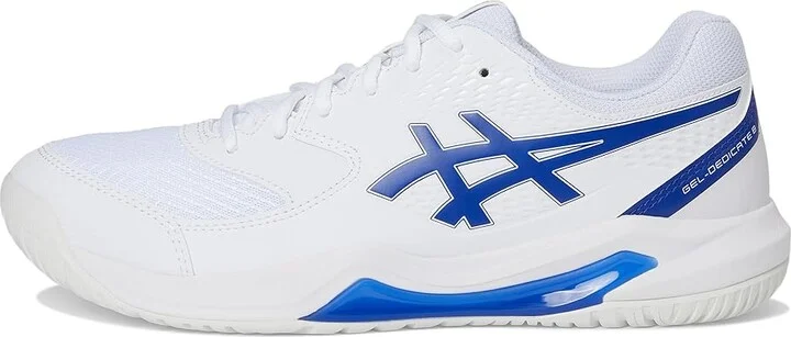 ASICS Gel-Dedicate 8 Men's Shoes White/Dark Cobalt : 9.5 D - Medium, Synthetic - Image 6