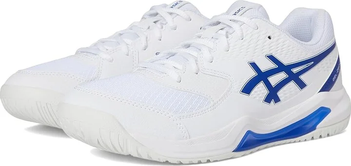 ASICS Gel-Dedicate 8 Men's Shoes White/Dark Cobalt : 9.5 D - Medium, Synthetic