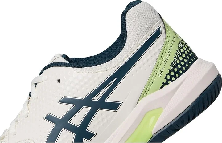 ASICS GEL-Dedicate 8 Pickleball Men's Shoes Cream / Tranquil Teal : 12 D - Medium, Synthetic - Image 7