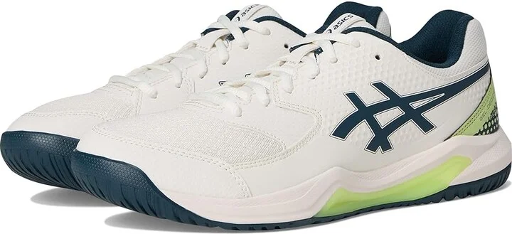 ASICS GEL-Dedicate 8 Pickleball Men's Shoes Cream / Tranquil Teal : 12 D - Medium, Synthetic
