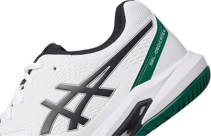 ASICS Gel-Dedicate 8 Wide Men's Cross Training Shoes White/Midnight : 7.5 EE - Wide, Synthetic - Image 7