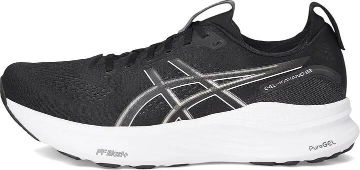 ASICS GEL-Kayano(r) 32 Men's Shoes Black/White : 7 EE - Wide, Synthetic - Image 6