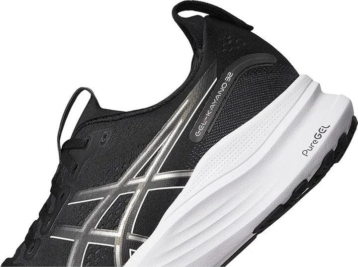 ASICS GEL-Kayano(r) 32 Men's Shoes Black/White : 7 EE - Wide, Synthetic - Image 7