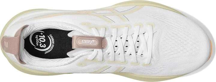 ASICS GEL-Kayano(r) 32 Men's Shoes White/Orange Glow : 7.5 EE - Wide, Synthetic - Image 2
