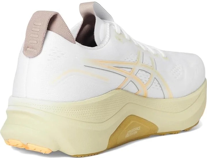 ASICS GEL-Kayano(r) 32 Men's Shoes White/Orange Glow : 7.5 EE - Wide, Synthetic - Image 4