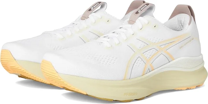 ASICS GEL-Kayano(r) 32 Men's Shoes White/Orange Glow : 7.5 EE - Wide, Synthetic