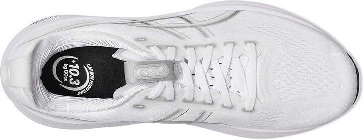 ASICS GEL-Kayano(r) 32 Men's Shoes White/Pure Silver : 10.5 D - Medium, Synthetic - Image 2
