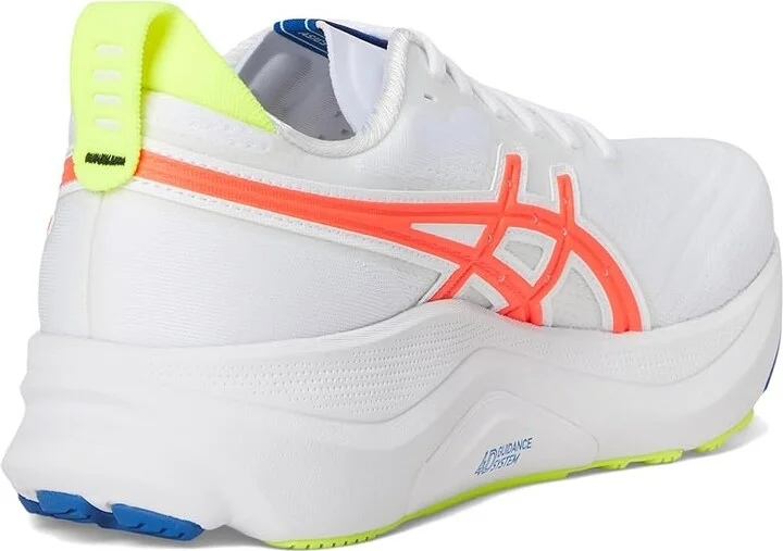 ASICS GEL-Kayano(r) 32 Women's Shoes White/Flash Coral : 11 B - Medium, Synthetic - Image 4