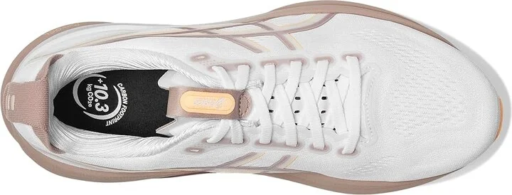 ASICS GEL-Kayano(r) 32 Women's Shoes White/Orange Glow : 10 B - Medium, Synthetic - Image 2
