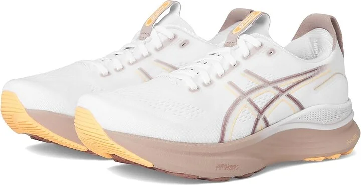 ASICS GEL-Kayano(r) 32 Women's Shoes White/Orange Glow : 10 B - Medium, Synthetic
