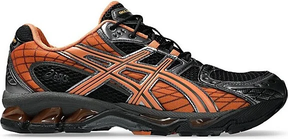 ASICS Gel-Nimbus 10.1 Sportstyle Sneakers in Black/Rust Orange at Urban Outfitters